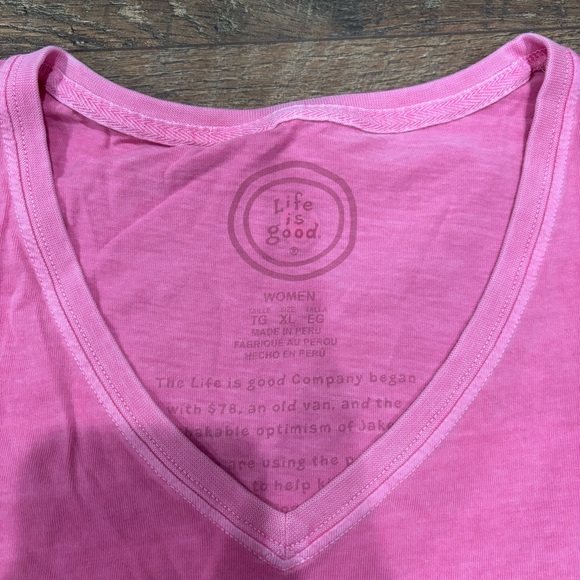 Pink Life Is Good Tank Top - Picture 4 of 5